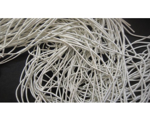SILVER MATT - 150 Inches French Metal Wire Gimp Coil Bullion Purl - Smooth Regular - 3.80 Meters